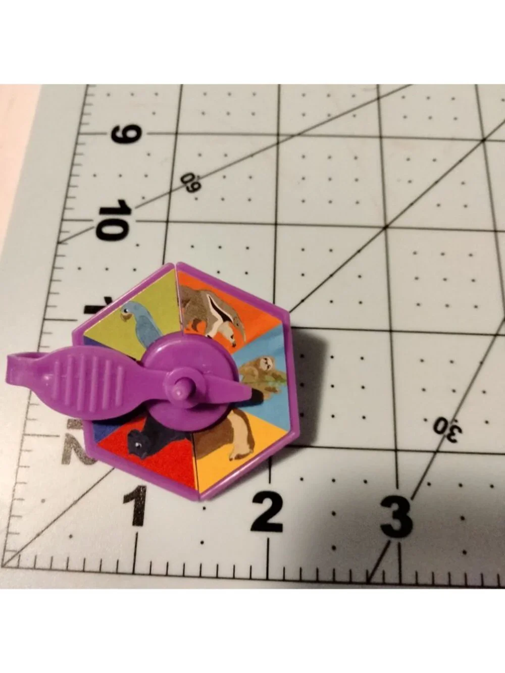 Kinder Joy Toy Animal Spinner Game Interactive Cards Educational Africa Fun